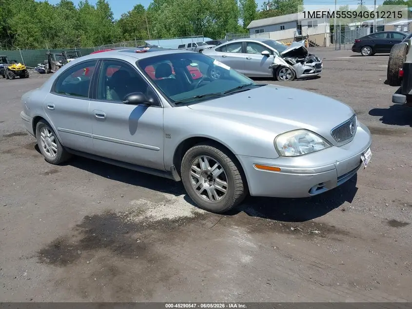 2004 Mercury Sable Ls Premium VIN: 1MEFM55S94G612215 Lot: 45290547