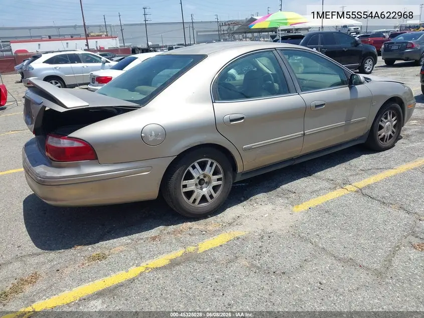2004 Mercury Sable Ls Premium VIN: 1MEFM55S54A622968 Lot: 45325028