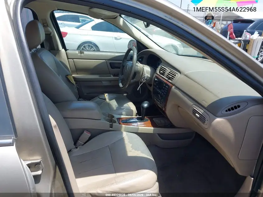 2004 Mercury Sable Ls Premium VIN: 1MEFM55S54A622968 Lot: 45325028