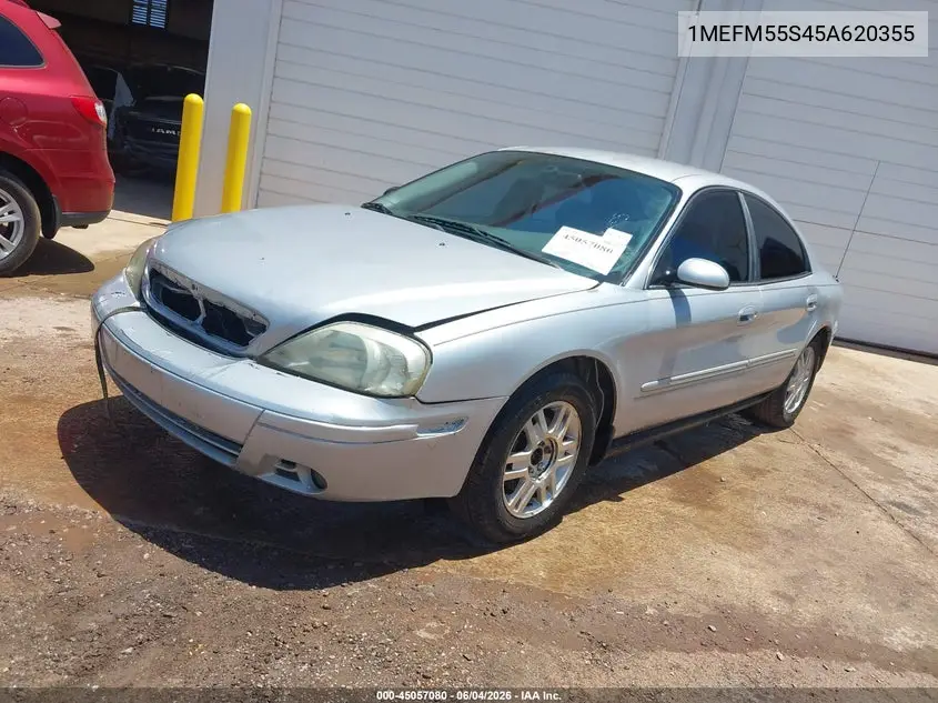 2005 Mercury Sable Ls VIN: 1MEFM55S45A620355 Lot: 45057080