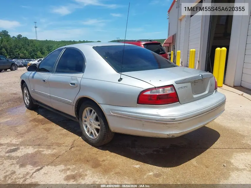 2005 Mercury Sable Ls VIN: 1MEFM55S45A620355 Lot: 45057080