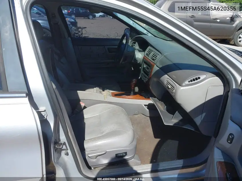 2005 Mercury Sable Ls VIN: 1MEFM55S45A620355 Lot: 45057080