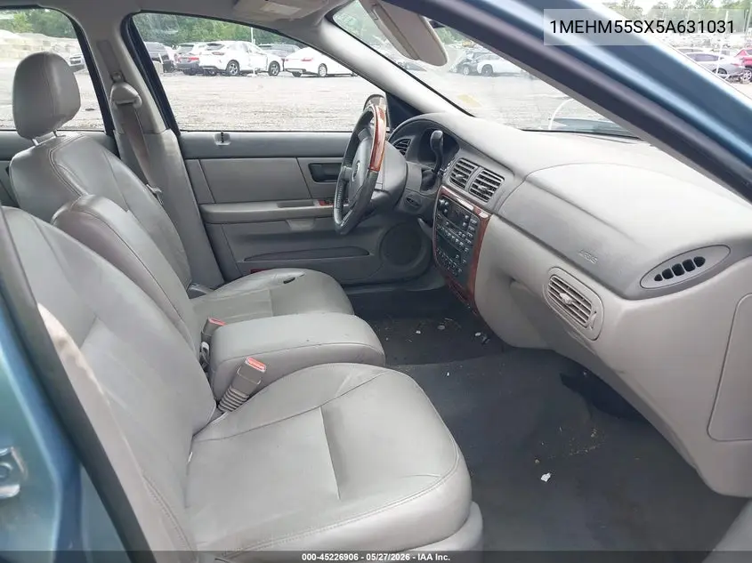 2005 Mercury Sable Ls VIN: 1MEHM55SX5A631031 Lot: 45226906