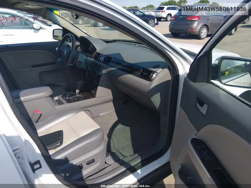 2008 Mercury Sable Premier VIN: 1MEHM43W58G611836 Lot: 45551461