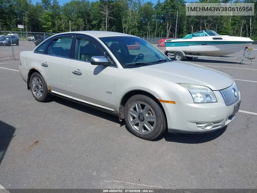 2008 Mercury Sable Premier VIN: 1MEHM43W38G616954 Lot: 45554762
