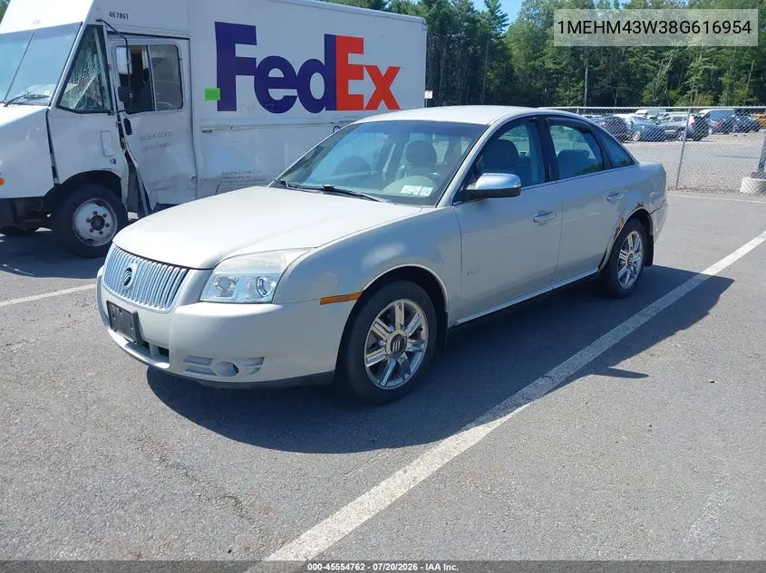 2008 Mercury Sable Premier VIN: 1MEHM43W38G616954 Lot: 45554762
