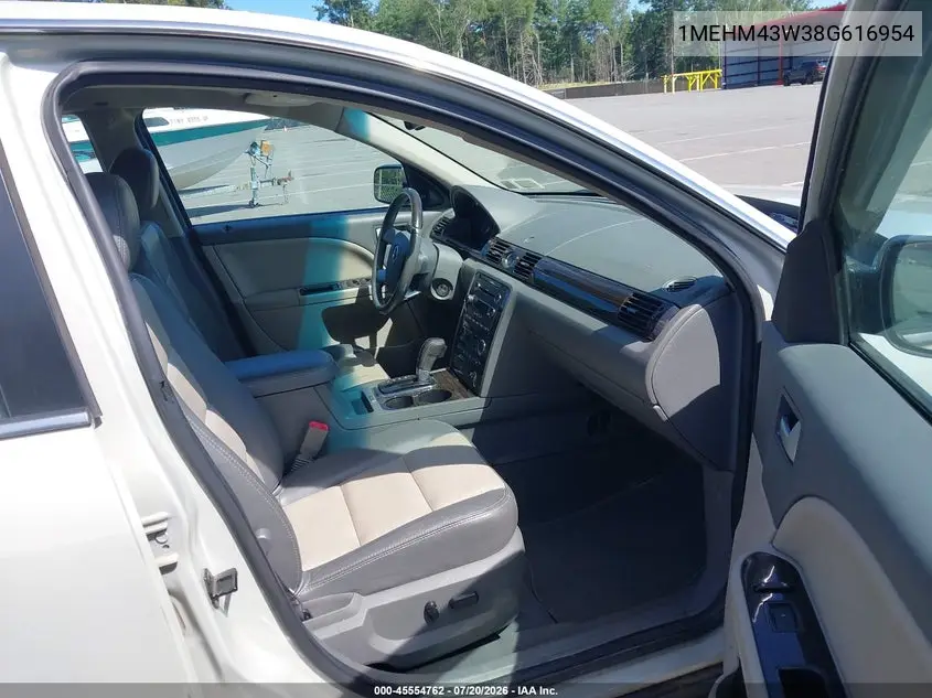 2008 Mercury Sable Premier VIN: 1MEHM43W38G616954 Lot: 45554762