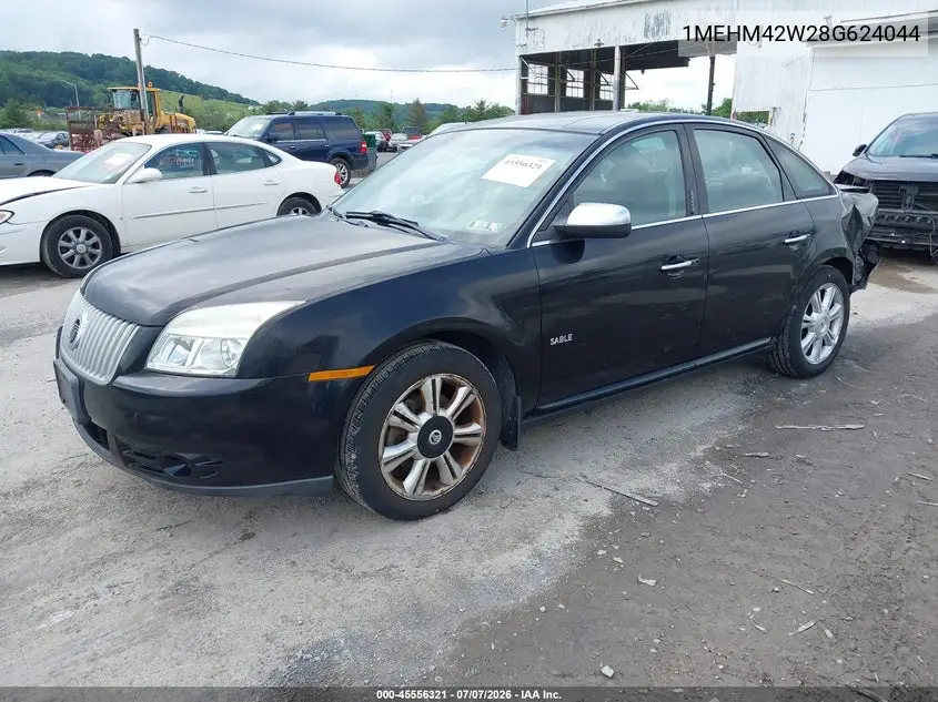 2008 Mercury Sable Premier VIN: 1MEHM42W28G624044 Lot: 45556321