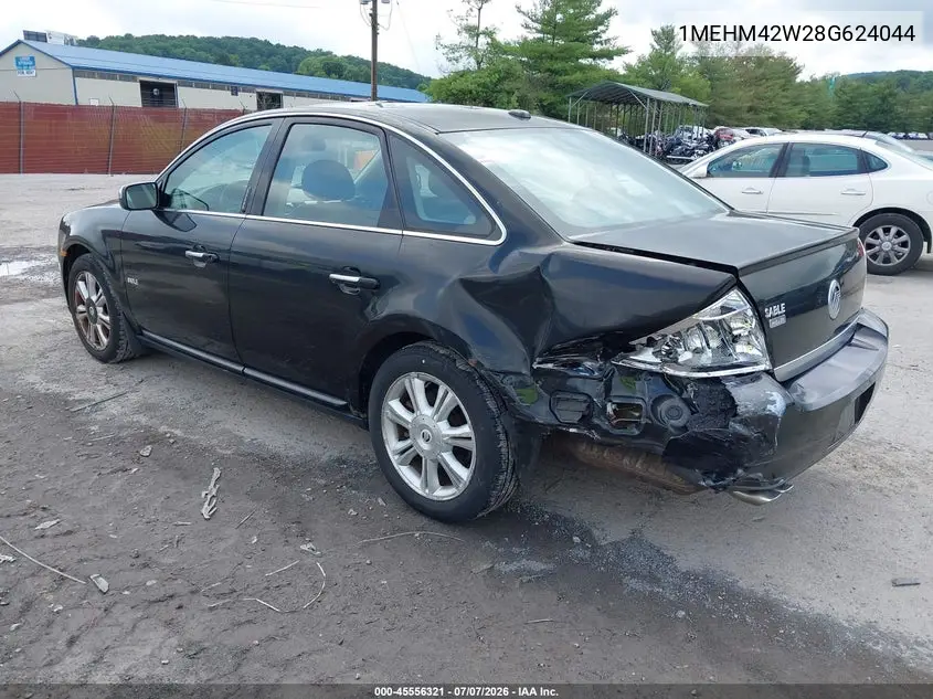 2008 Mercury Sable Premier VIN: 1MEHM42W28G624044 Lot: 45556321