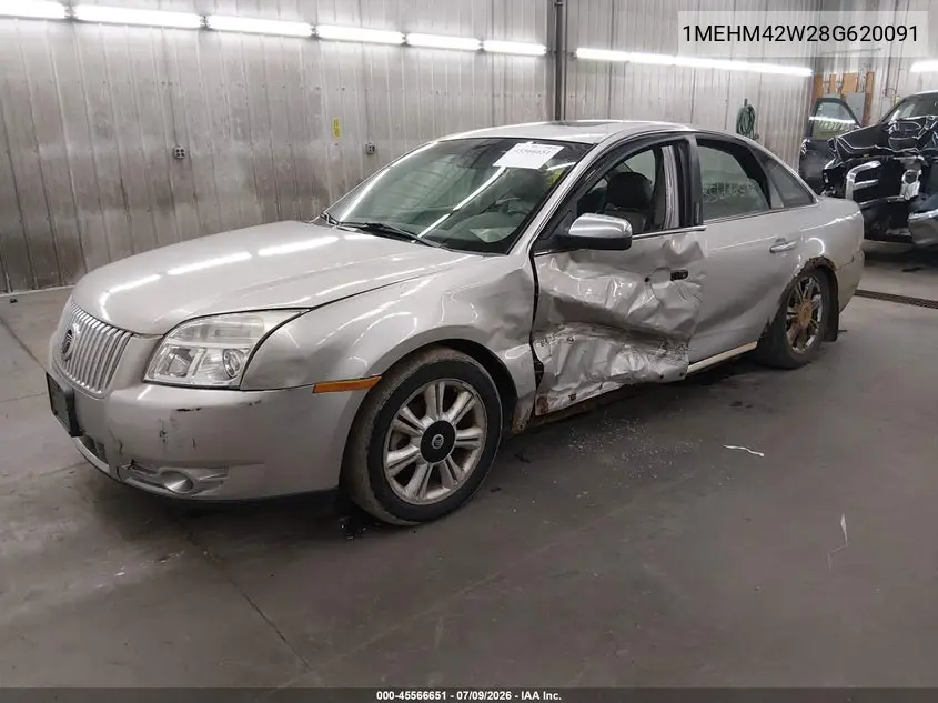 2008 Mercury Sable Premier VIN: 1MEHM42W28G620091 Lot: 45566651