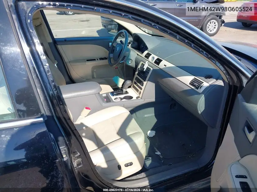 2008 Mercury Sable Premier VIN: 1MEHM42W98G605524 Lot: 45623179