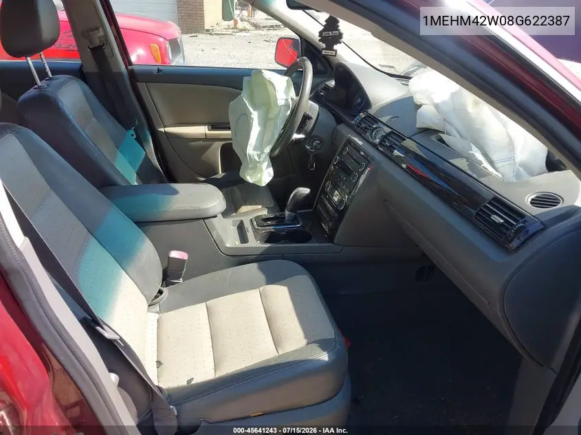2008 Mercury Sable Premier VIN: 1MEHM42W08G622387 Lot: 45641243
