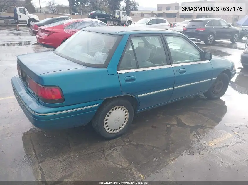 3MASM10J0SR637176 1995 Mercury Tracer Trio