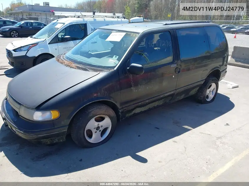 1993 Mercury Villager VIN: 4M2DV11W4PDJ24779 Lot: 44947290
