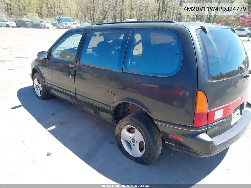 1993 Mercury Villager VIN: 4M2DV11W4PDJ24779 Lot: 44947290