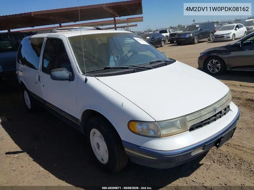 1993 Mercury Villager VIN: 4M2DV11W0PDK08162 Lot: 45300671