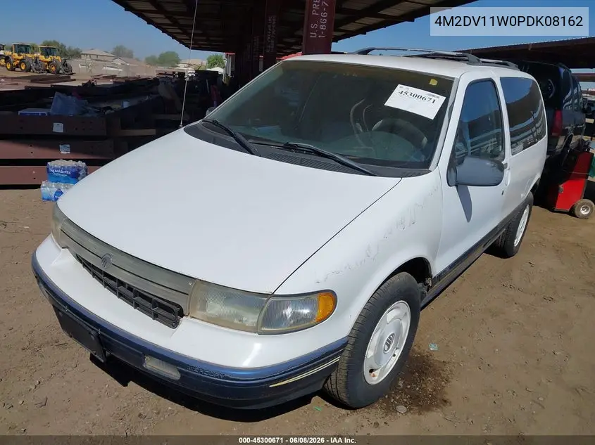 1993 Mercury Villager VIN: 4M2DV11W0PDK08162 Lot: 45300671