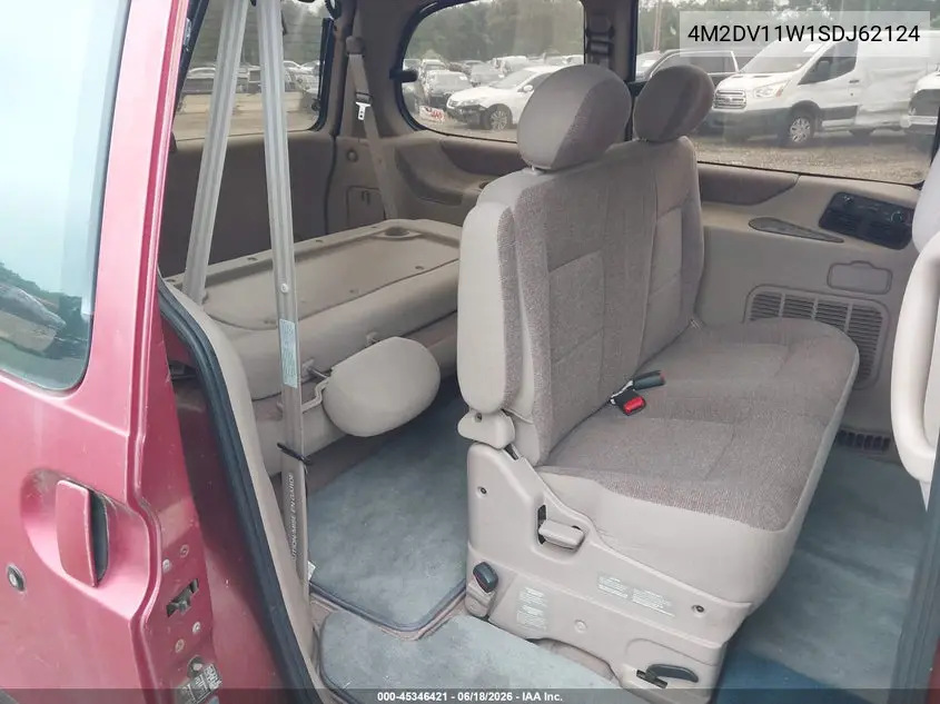 1995 Mercury Villager VIN: 4M2DV11W1SDJ62124 Lot: 45346421