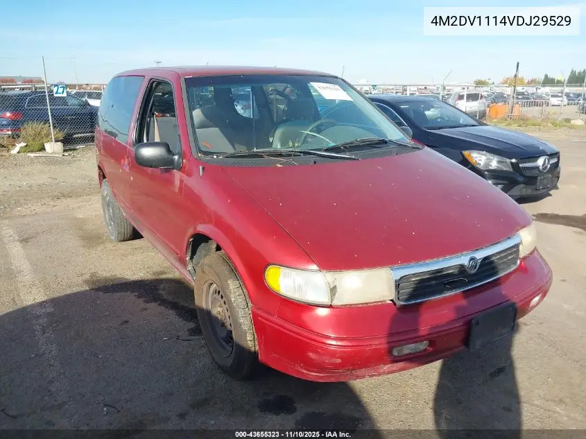 1997 Mercury Villager Gs/Ls/Nautica VIN: 4M2DV1114VDJ29529 Lot: 43655323