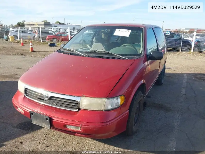 1997 Mercury Villager Gs/Ls/Nautica VIN: 4M2DV1114VDJ29529 Lot: 43655323