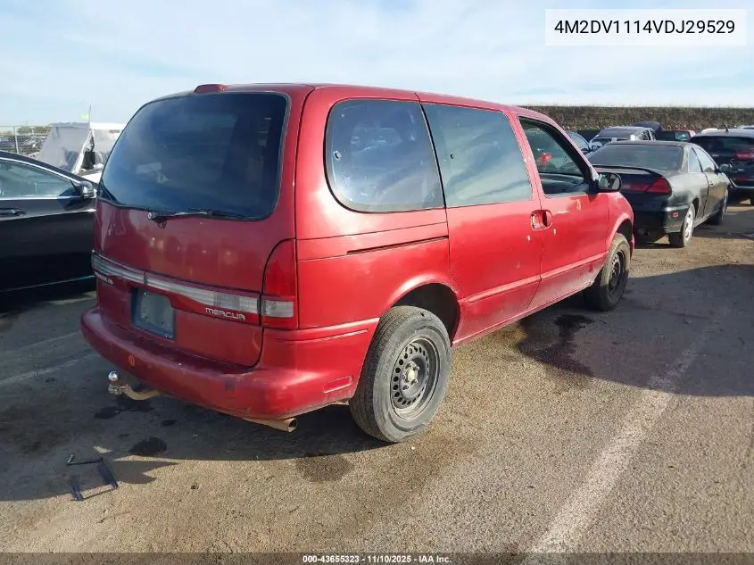 1997 Mercury Villager Gs/Ls/Nautica VIN: 4M2DV1114VDJ29529 Lot: 43655323
