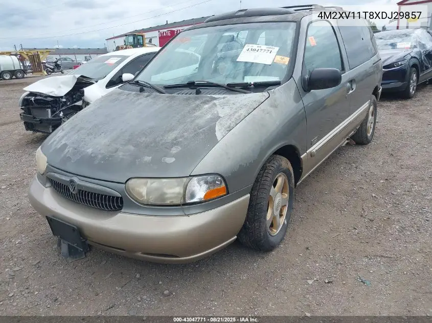 1999 Mercury Villager Estate/Sport VIN: 4M2XV11T8XDJ29857 Lot: 43047771