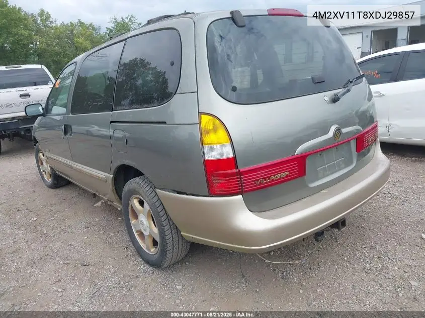 1999 Mercury Villager Estate/Sport VIN: 4M2XV11T8XDJ29857 Lot: 43047771