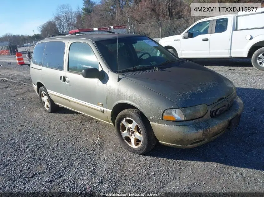 1999 Mercury Villager Estate/Sport VIN: 4M2XV11TXXDJ15877 Lot: 43893903