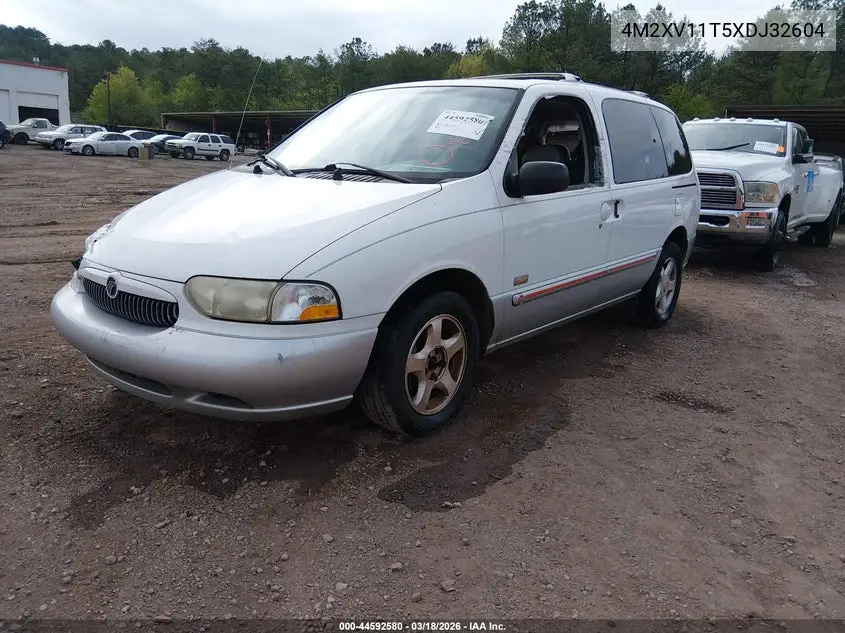 1999 Mercury Villager Estate/Sport VIN: 4M2XV11T5XDJ32604 Lot: 44592580