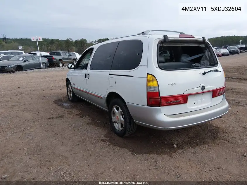 1999 Mercury Villager Estate/Sport VIN: 4M2XV11T5XDJ32604 Lot: 44592580