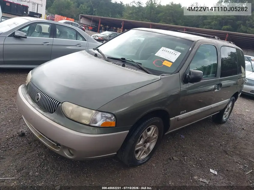 2001 Mercury Villager Estate VIN: 4M2ZV14T11DJ05282 Lot: 45552231