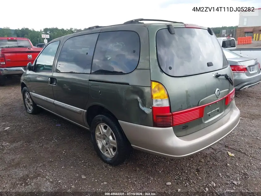 2001 Mercury Villager Estate VIN: 4M2ZV14T11DJ05282 Lot: 45552231