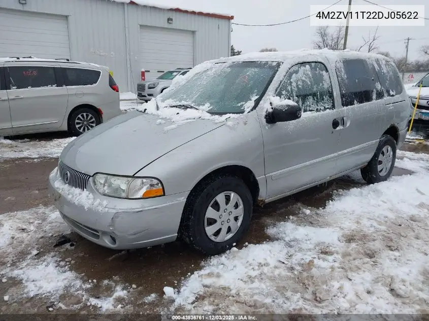 2002 Mercury Villager VIN: 4M2ZV11T22DJ05622 Lot: 43836761