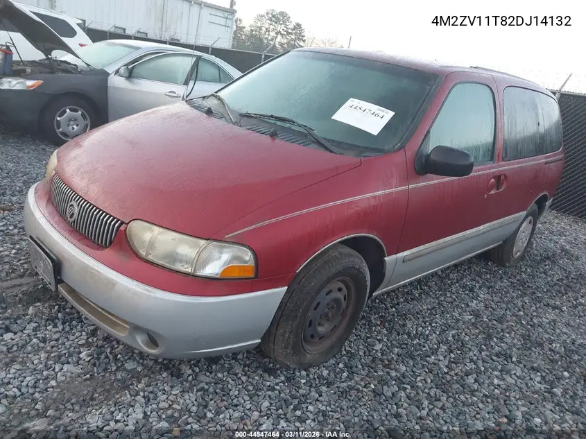 2002 Mercury Villager VIN: 4M2ZV11T82DJ14132 Lot: 44547464