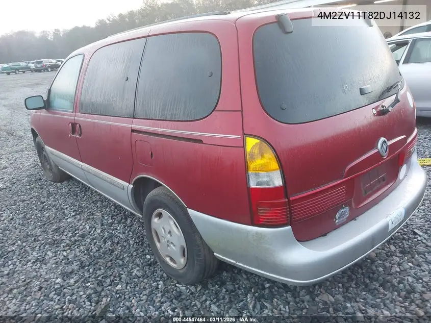 2002 Mercury Villager VIN: 4M2ZV11T82DJ14132 Lot: 44547464