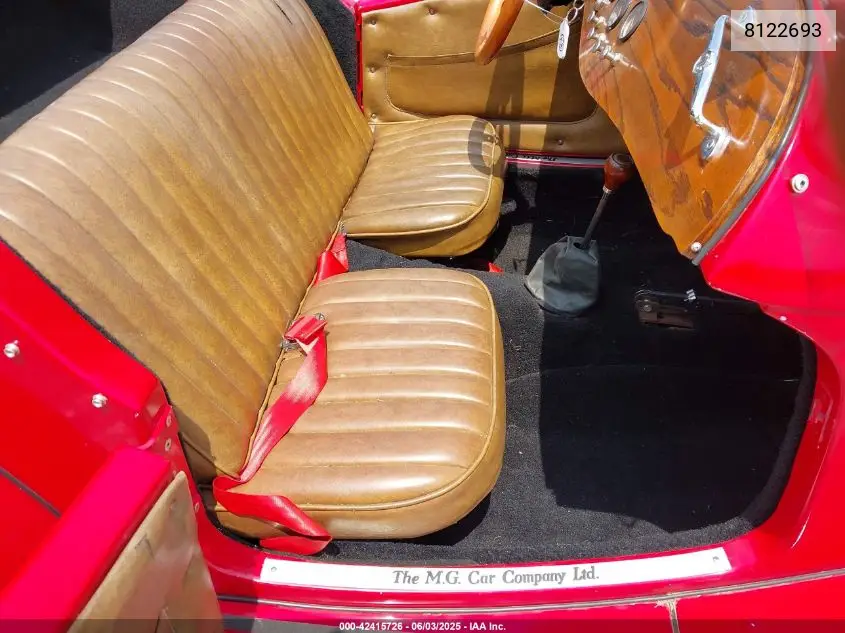 1952 Mg Td VIN: 8122693 Lot: 42415726
