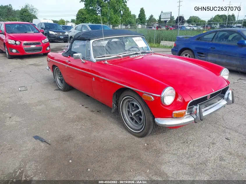 1972 Mg B VIN: GHN5UC263707G Lot: 45343062