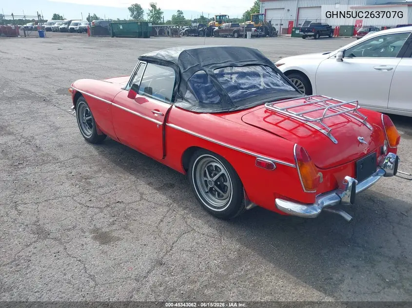 1972 Mg B VIN: GHN5UC263707G Lot: 45343062