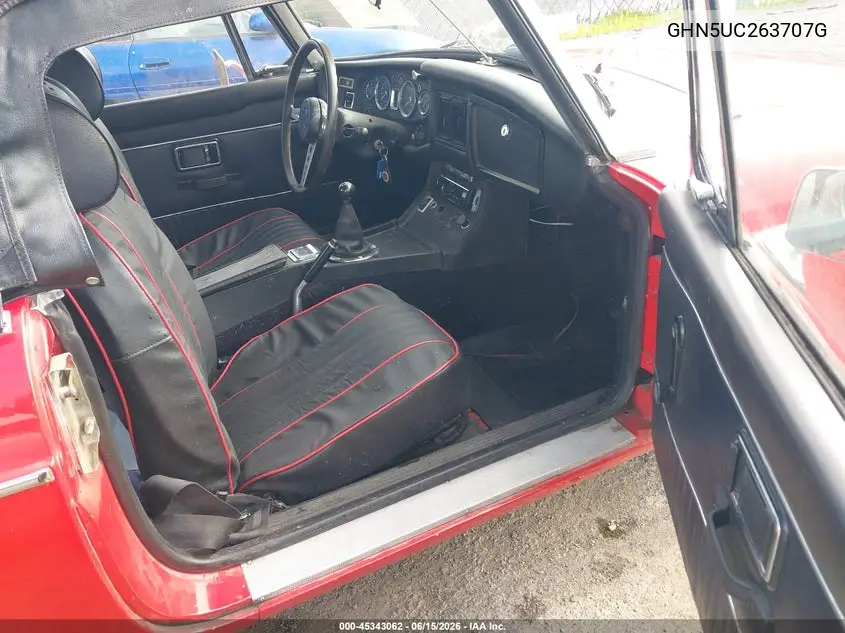 1972 Mg B VIN: GHN5UC263707G Lot: 45343062