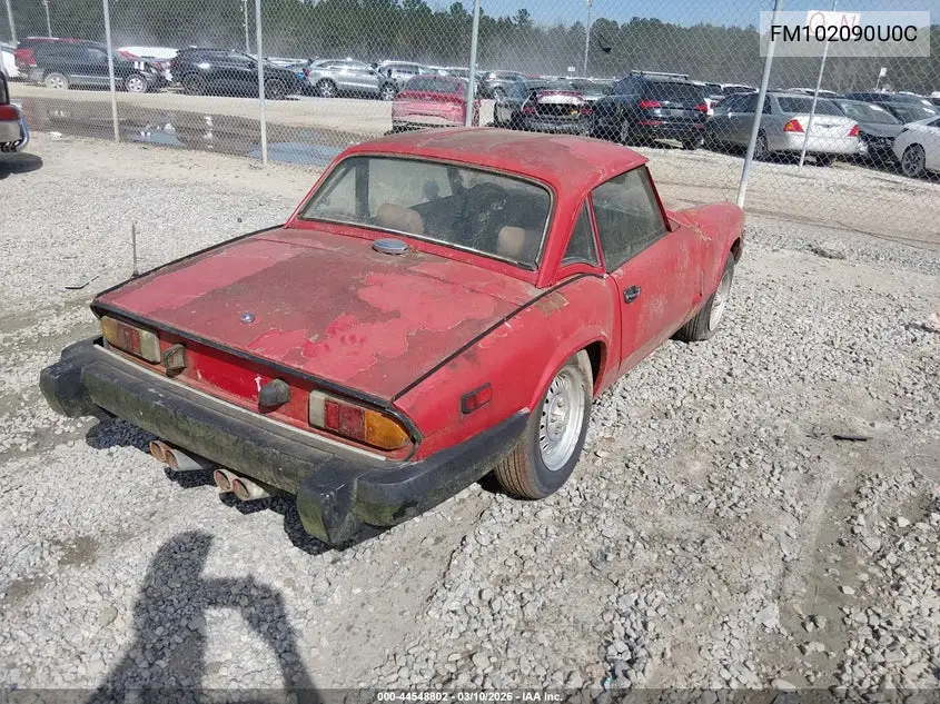 1979 Mg Spitfire VIN: FM102090U0C Lot: 44548802