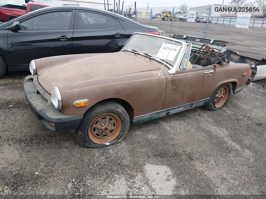 1979 Mg Midget VIN: GAN6UL225656 Lot: 44531129