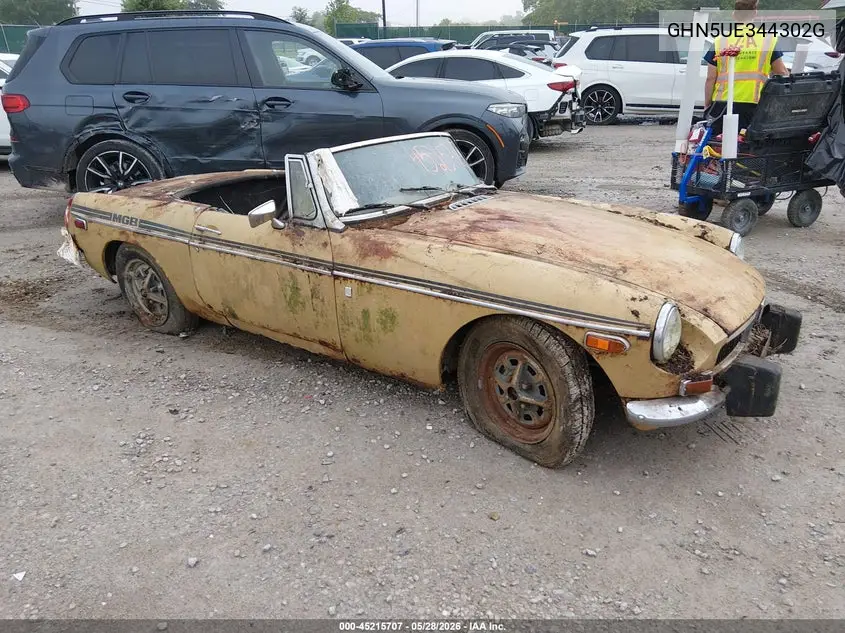 1974 Mg Midget VIN: GHN5UE344302G Lot: 45215707