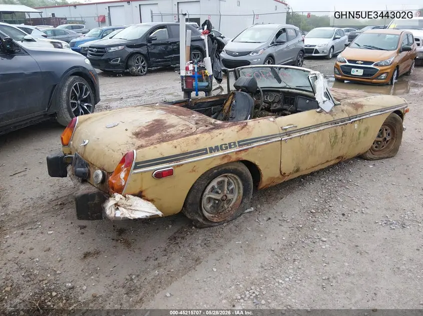 1974 Mg Midget VIN: GHN5UE344302G Lot: 45215707