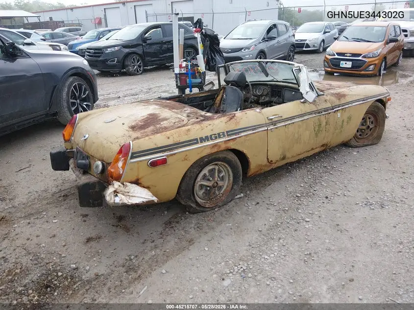 1974 Mg Midget VIN: GHN5UE344302G Lot: 45215707