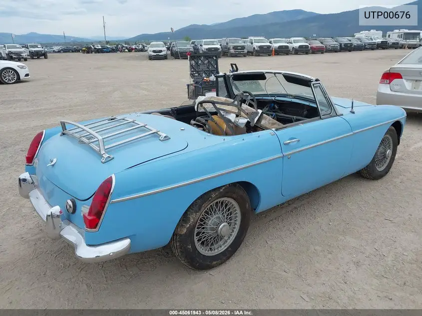 1965 Mg Mgb VIN: UTP00676 Lot: 45061943