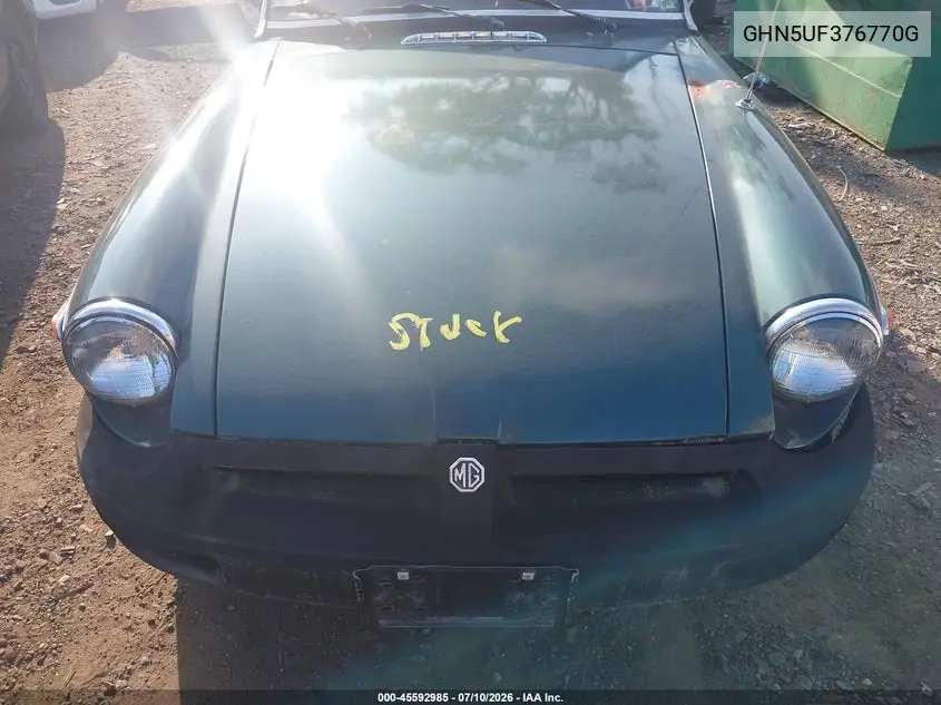 1975 Mg Mgb VIN: GHN5UF376770G Lot: 45592985