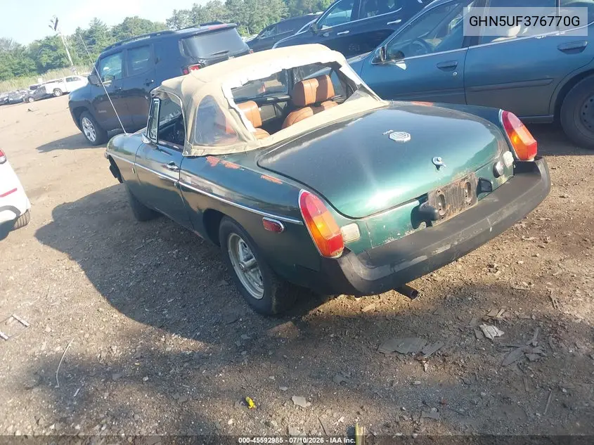 1975 Mg Mgb VIN: GHN5UF376770G Lot: 45592985