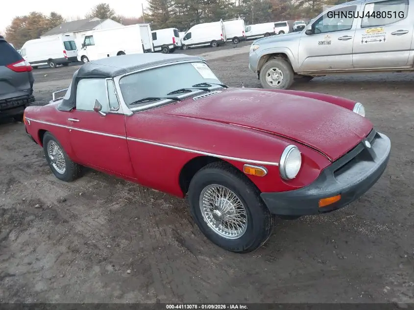 1978 Mg Mgb VIN: GHN5UJ448051G Lot: 44113078