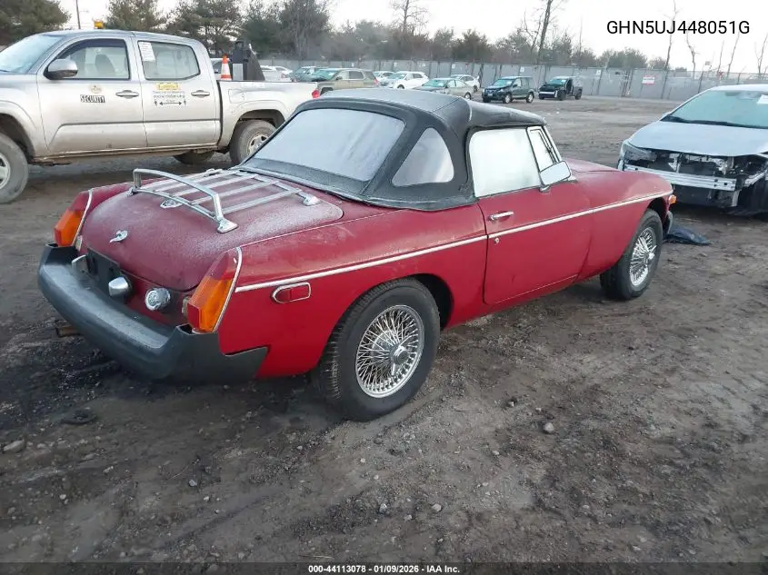 1978 Mg Mgb VIN: GHN5UJ448051G Lot: 44113078