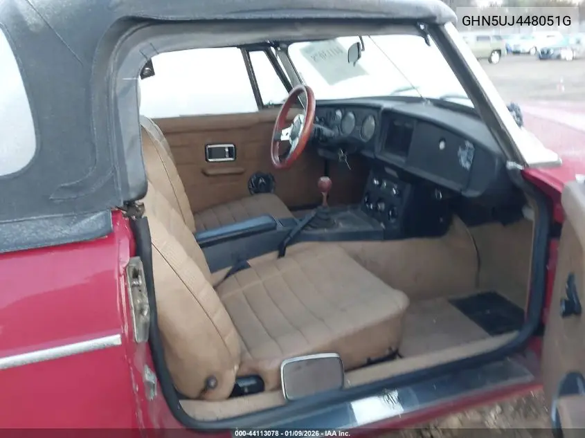 1978 Mg Mgb VIN: GHN5UJ448051G Lot: 44113078